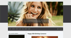 Desktop Screenshot of cameron-diaz.org
