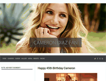 Tablet Screenshot of cameron-diaz.org